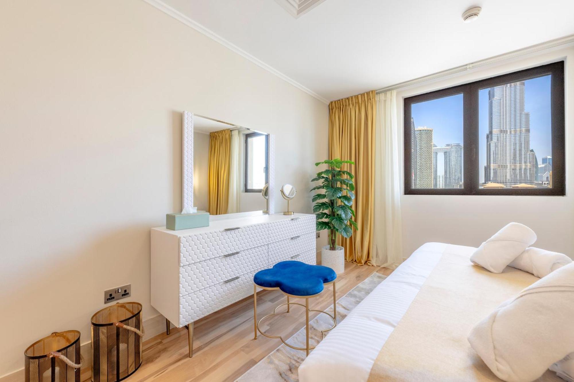 Ultra Luxury Downtown - Full Burj Khalifa View - 5 Min Walk To Dubai Mall! Buitenkant foto